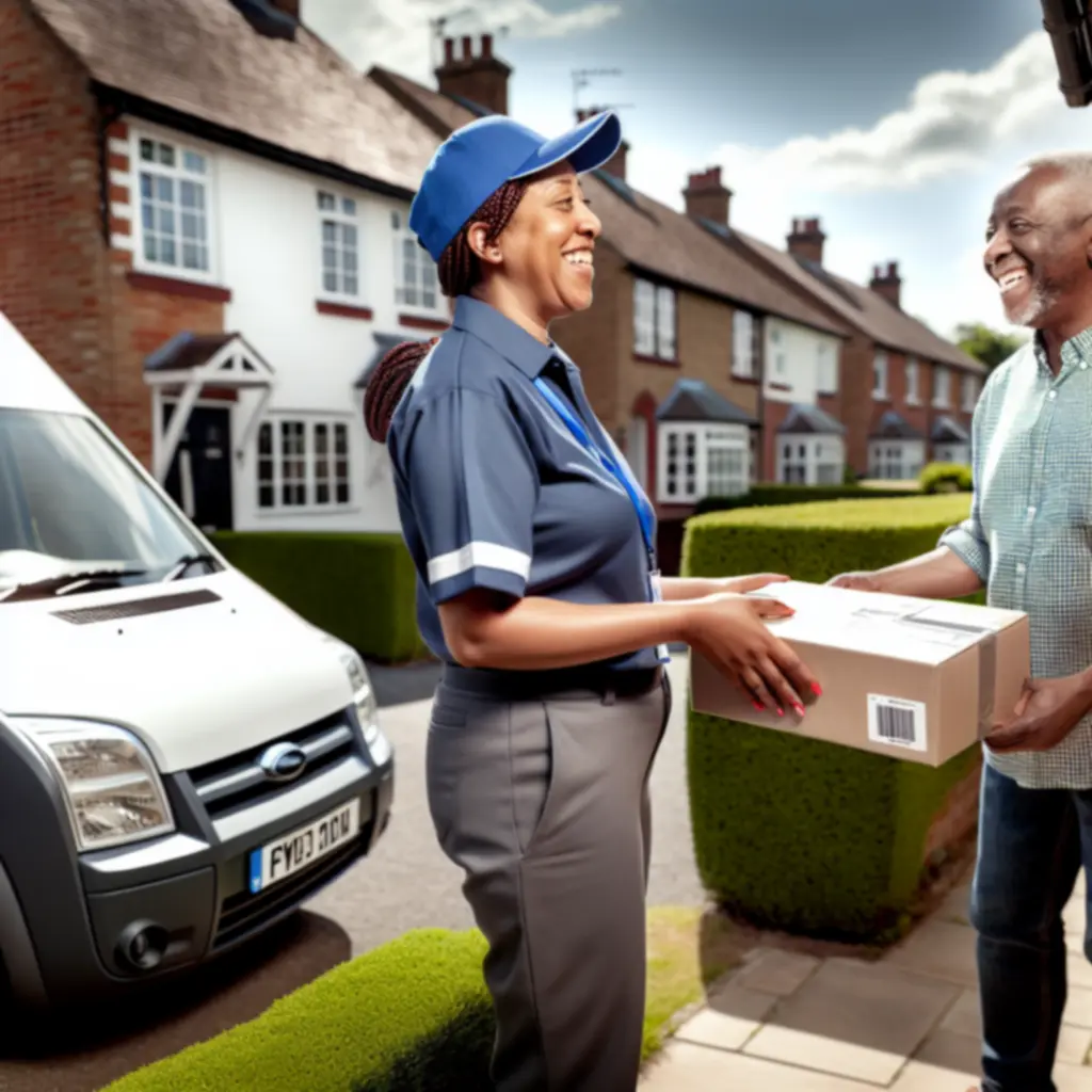 UK delivery van representing nationwide order fulfilment