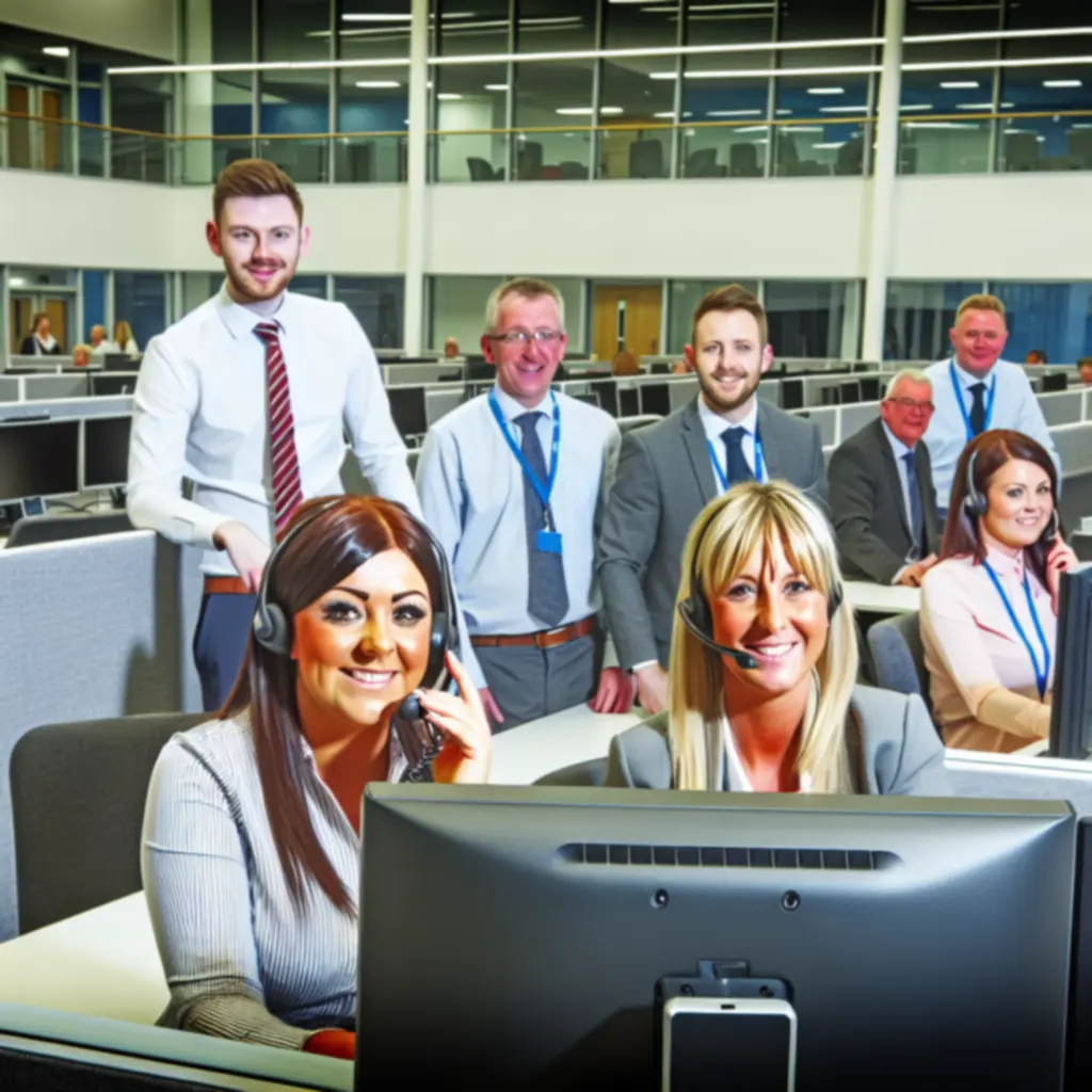 DRIP DIST LTD team working in a UK office environment