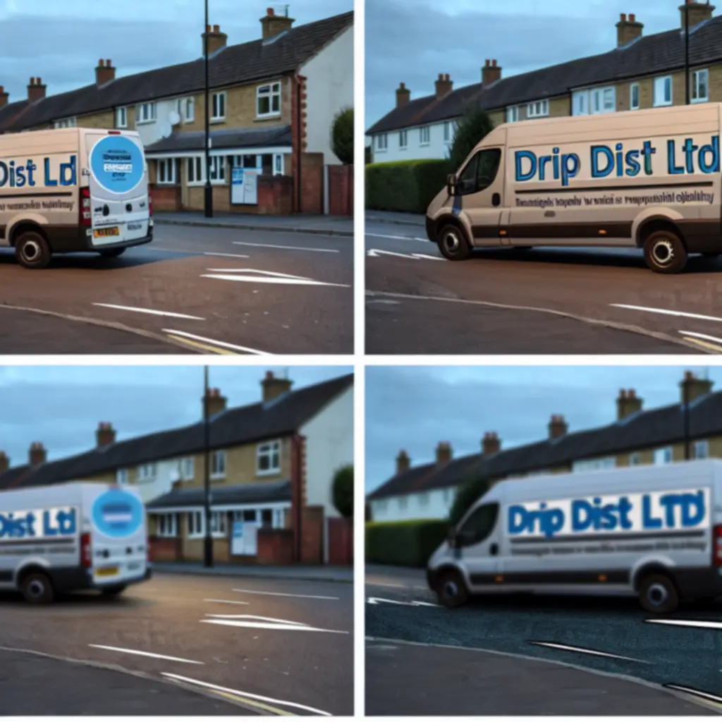 Delivery van representing fast and reliable shipping across the UK