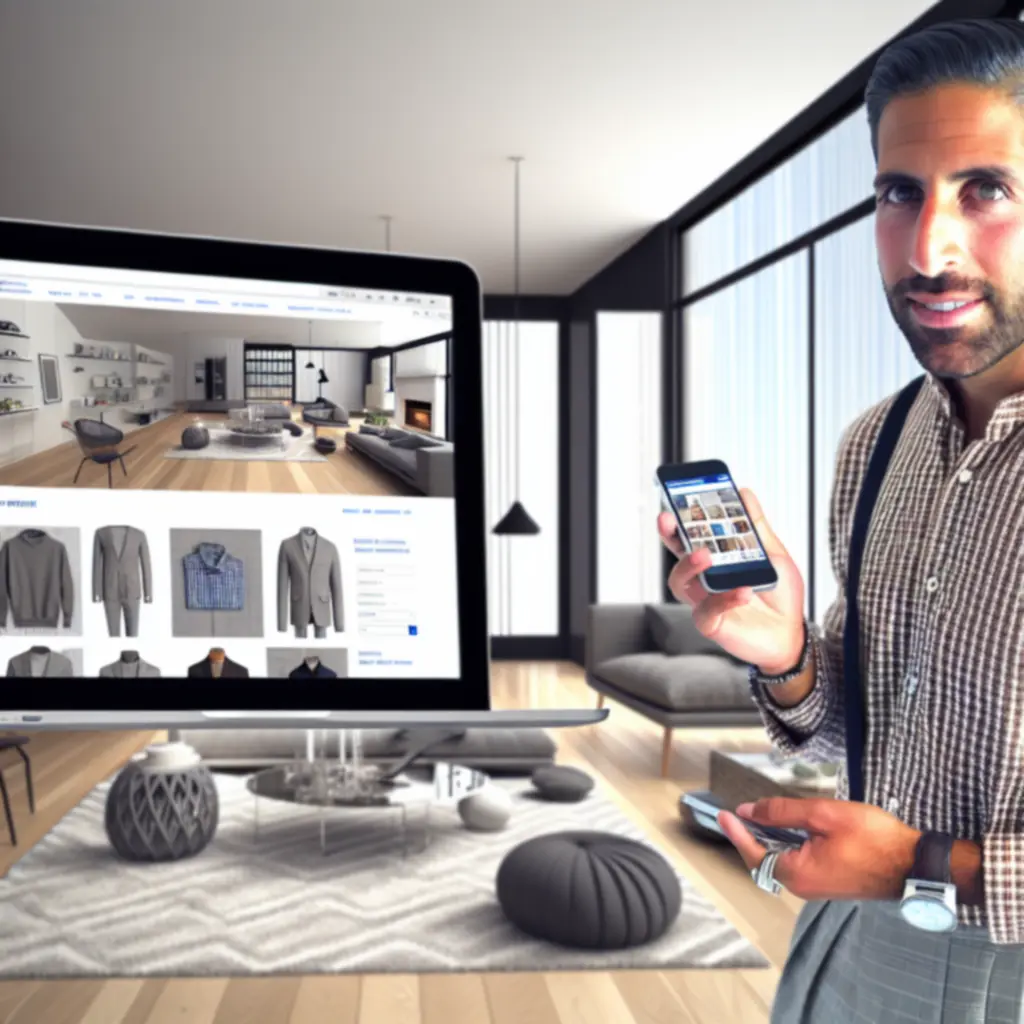 Customer completing an online order on a modern UK shopping website