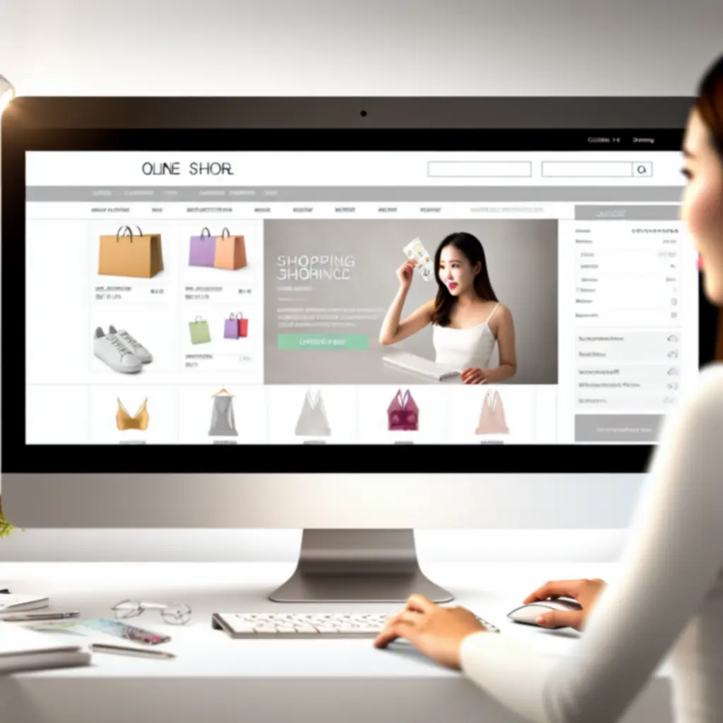 Visual guide of the online shopping steps from browsing to delivery