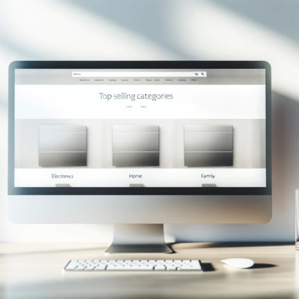 Dashboard-style display of top-selling DRIP DIST LTD product categories for the month
